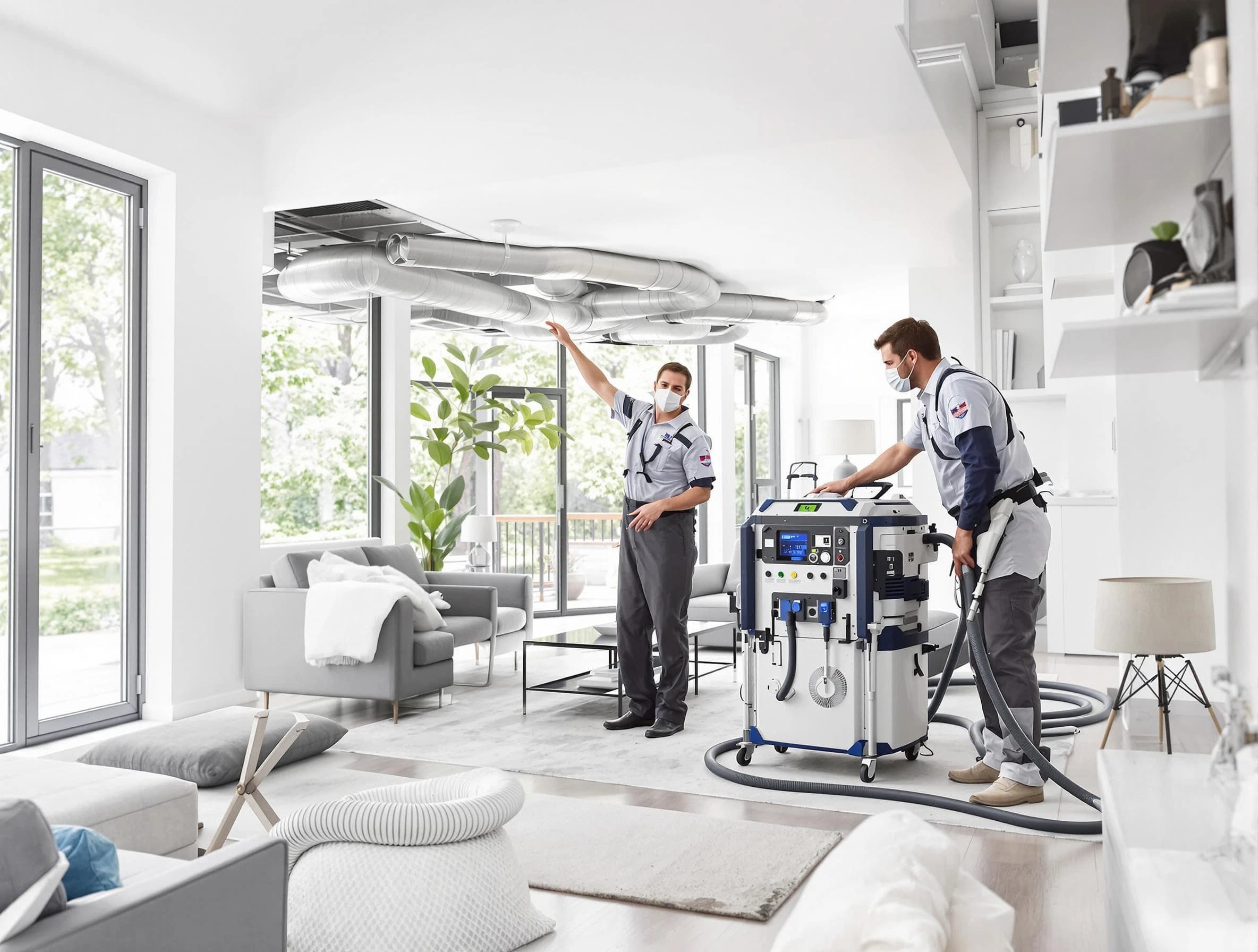 Federal Heights Air Duct Cleaning professional conducting pure air duct cleaning with state-of-the-art equipment in Federal Heights