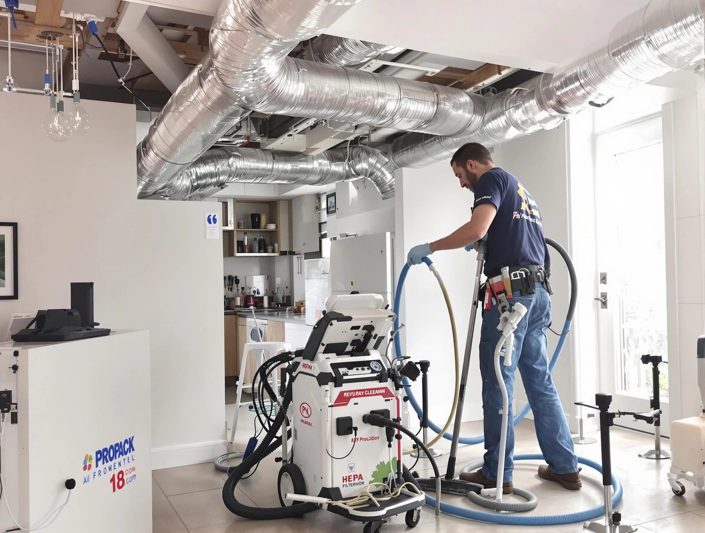 Federal Heights Air Duct Cleaning technician performing advanced pure duct cleaning with specialized equipment in Federal Heights