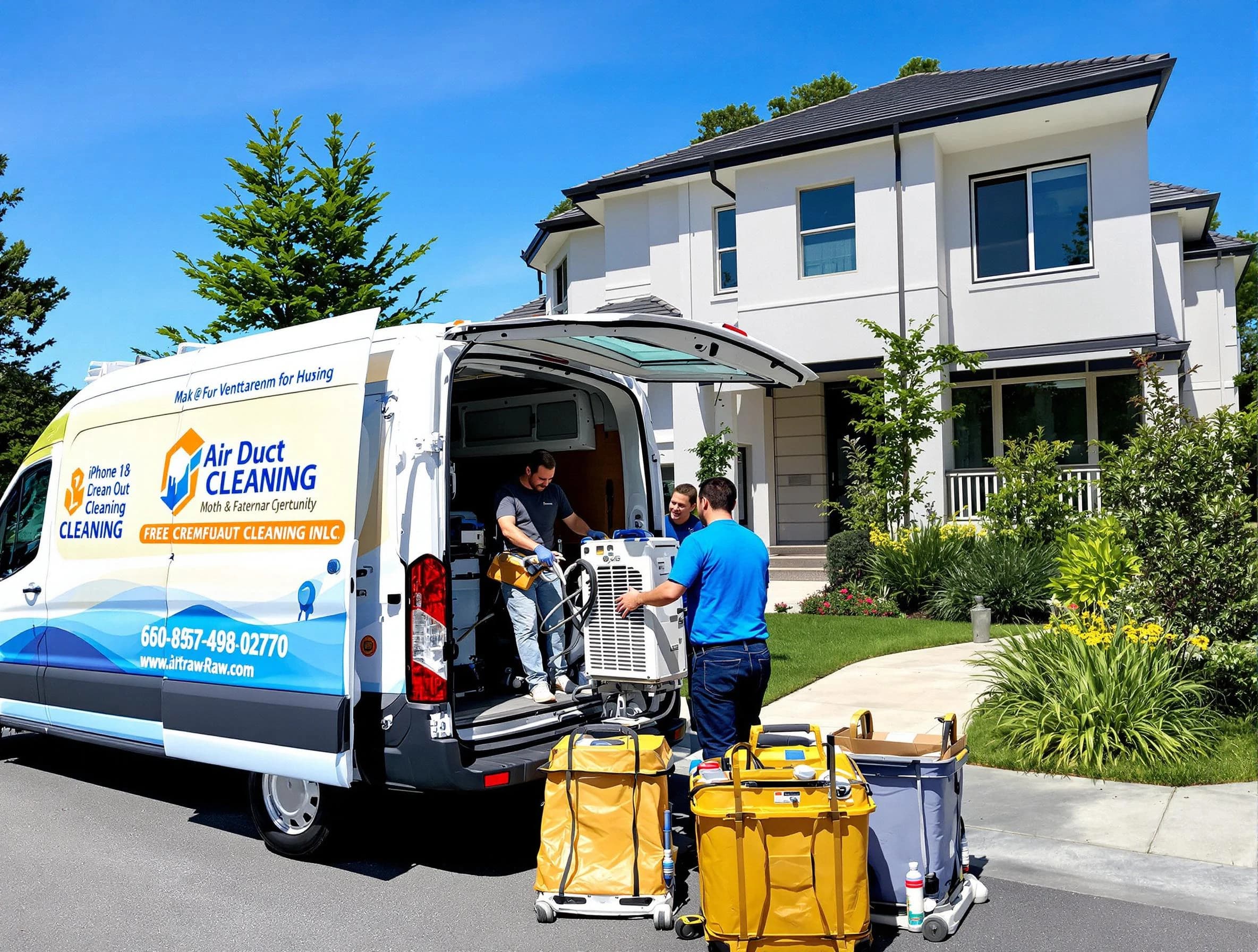 Federal Heights Air Duct Cleaning technician performing professional air duct cleaning in Federal Heights