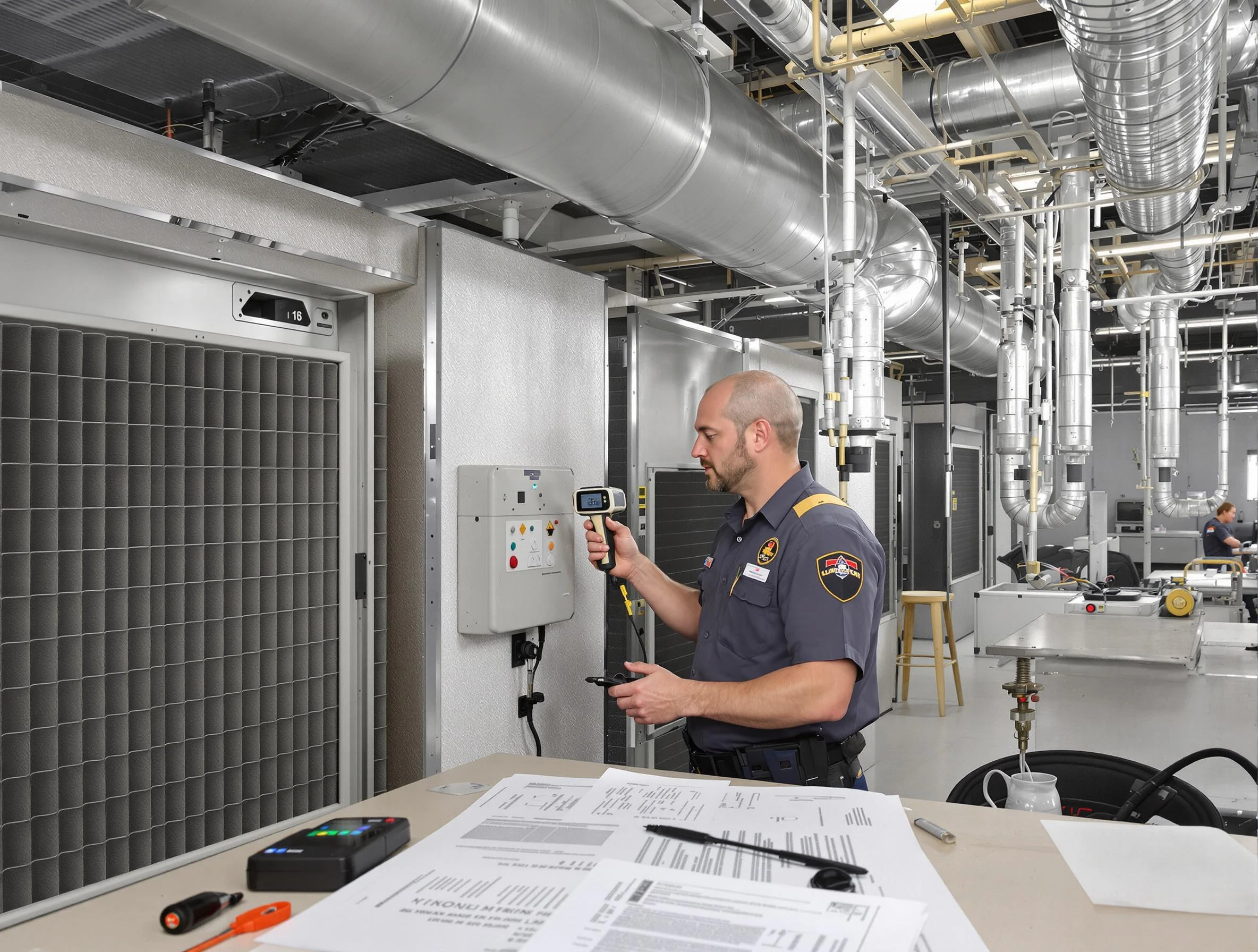 Professional filter system inspection by Federal Heights Air Duct Cleaning in Federal Heights