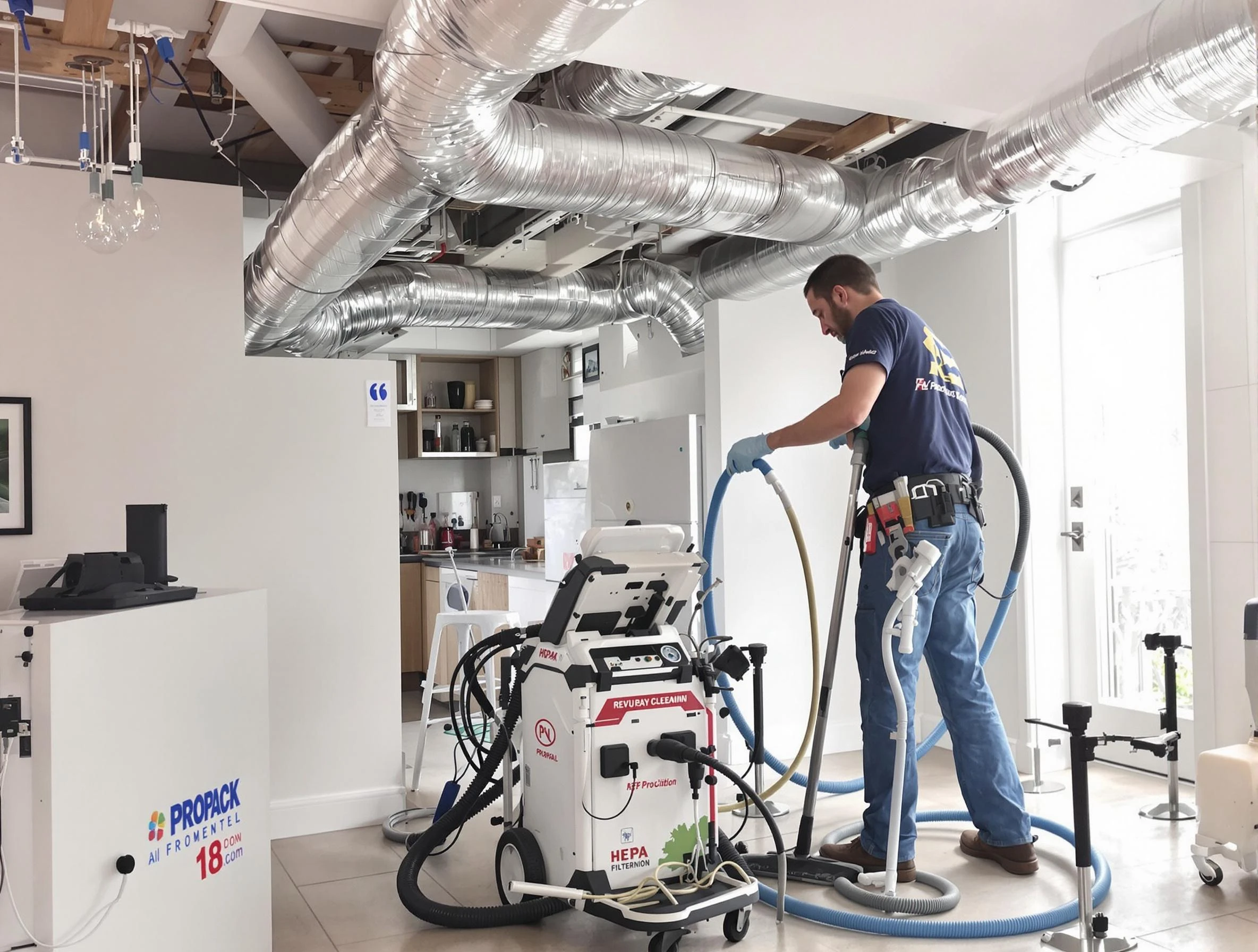 Federal Heights Air Duct Cleaning technician performing advanced pure duct cleaning with specialized equipment in Federal Heights