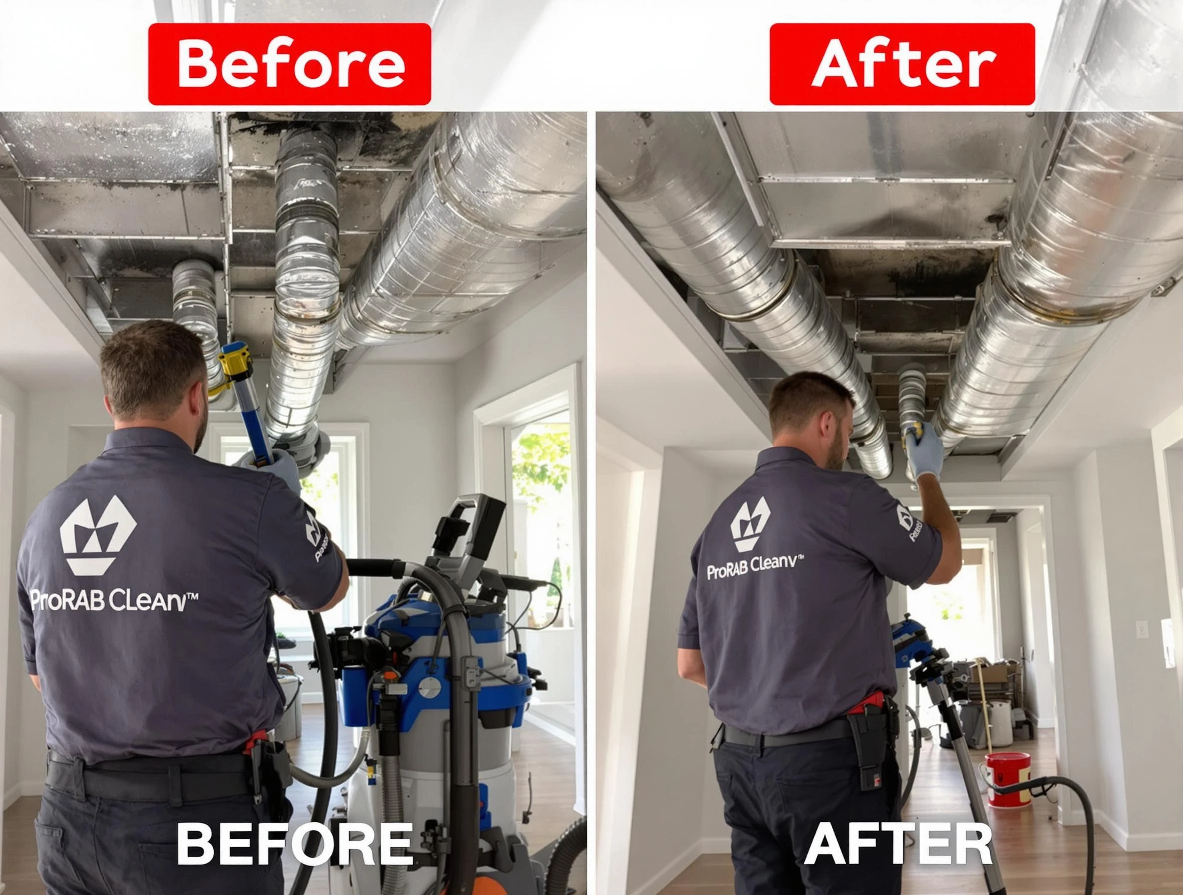 Federal Heights Air Duct Cleaning expert performing thorough residential duct cleaning in a Federal Heights home